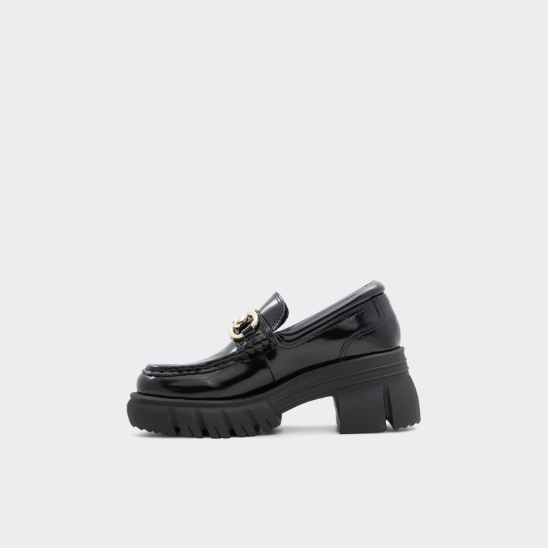Fashion Black Aldo Bigwalk Loafer Lug Sole
