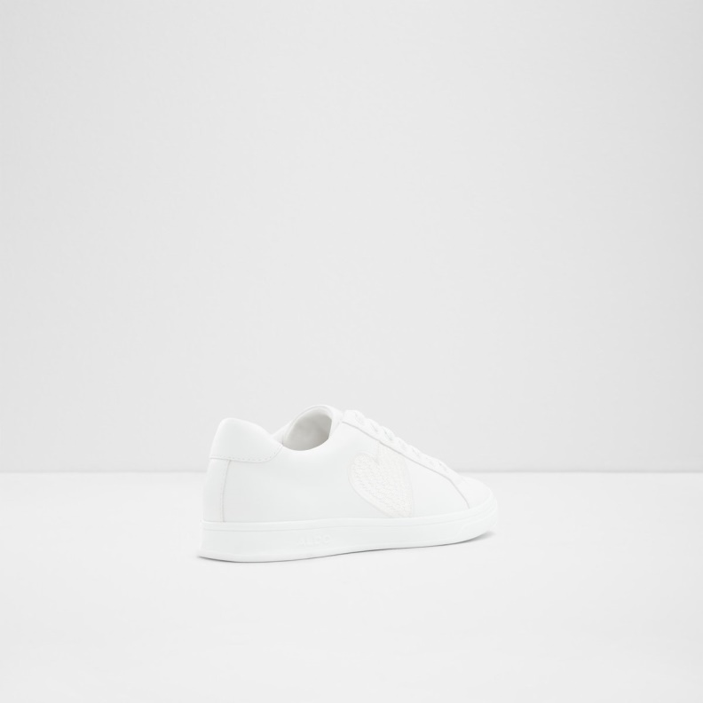 Aldo White Fashion Blacktie Low Top Sneaker