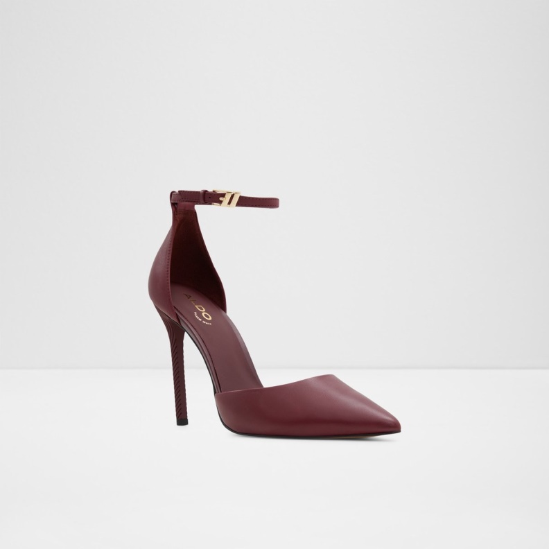 New Arrival Blige Ankle Strap Heeled Shoe Stiletto Heel Fashion Aldo Bordo