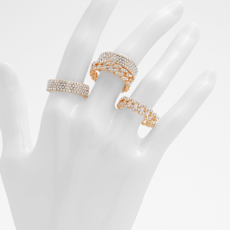 Blingup Ring Gold-Clear Multi Aldo Fashion