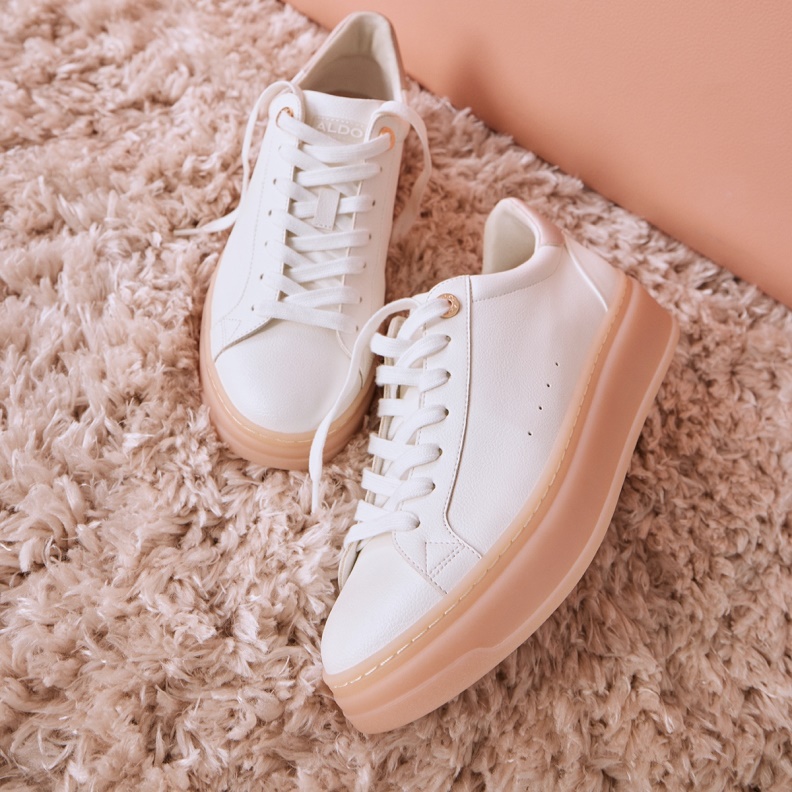 Blushcloud Low Top Sneaker Fashion Aldo White