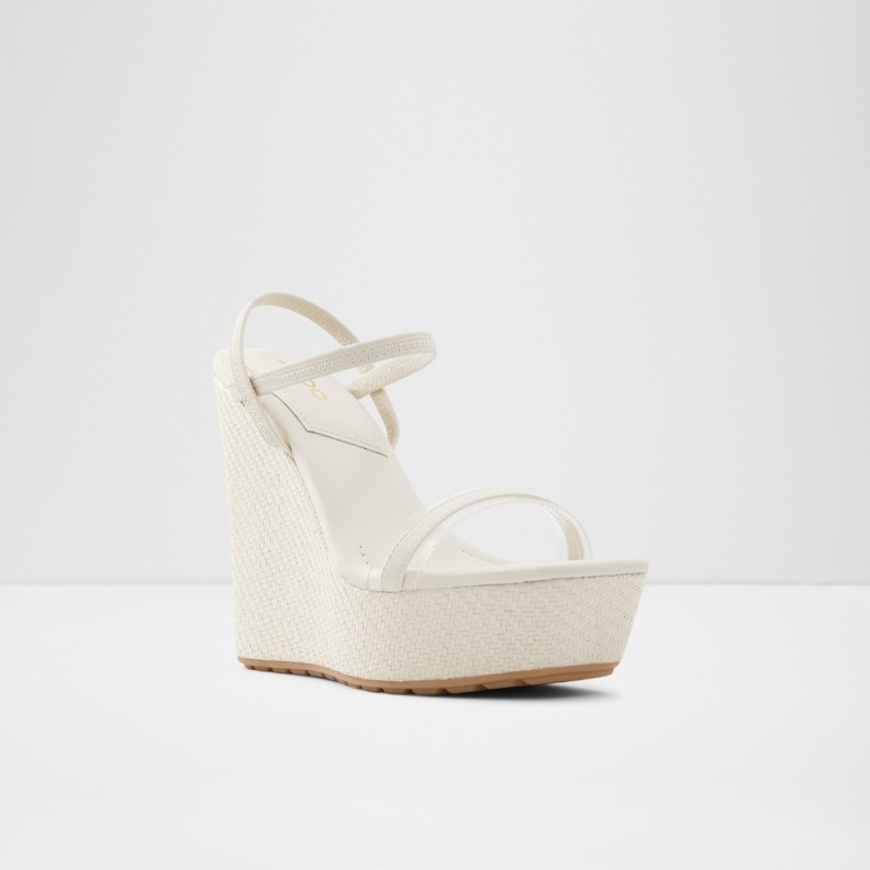 Bodish Wedge Sandal Wedge Heel Fashion White Aldo