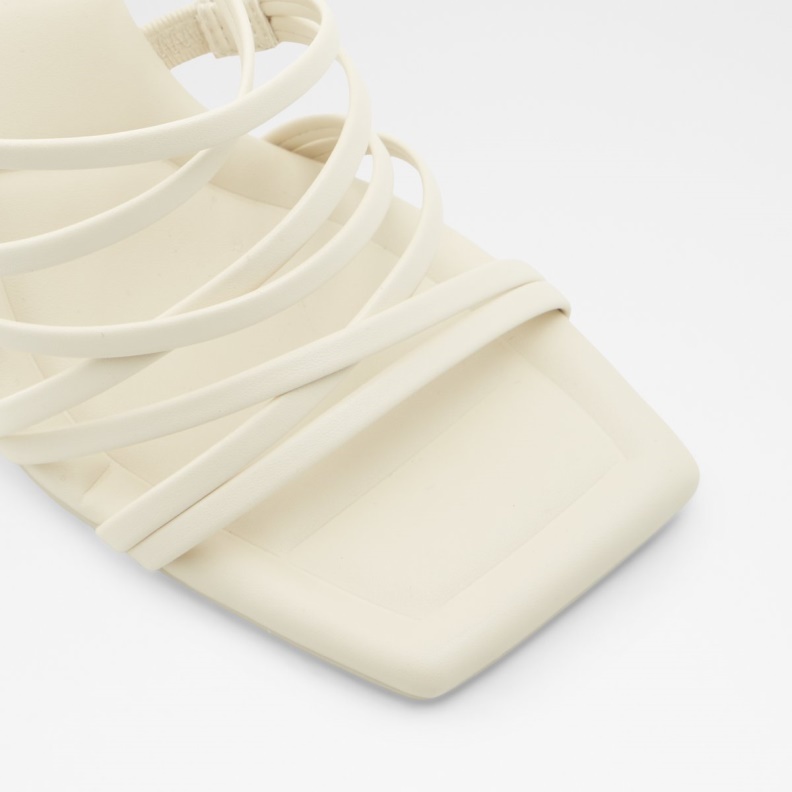 White Bodisse Strappy Heeled Sandal Stiletto Heel Fashion Aldo
