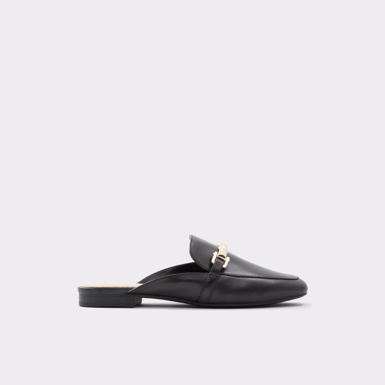 Fashion Black Aldo Boski Mule Loafer Block Heel