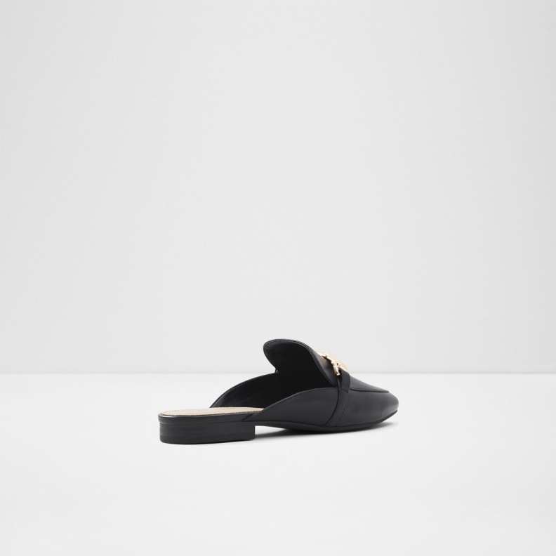 Fashion Black Aldo Boski Mule Loafer Block Heel
