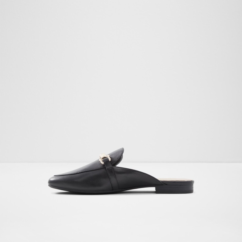 Fashion Black Aldo Boski Mule Loafer Block Heel
