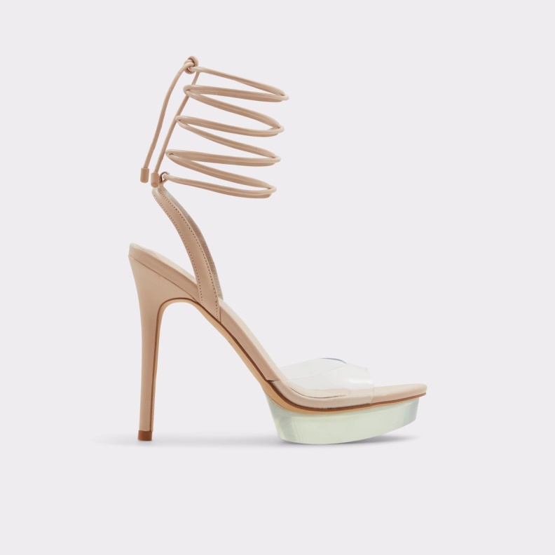 Bossis Heeled Sandal Stiletto Heel Fashion Aldo Bone