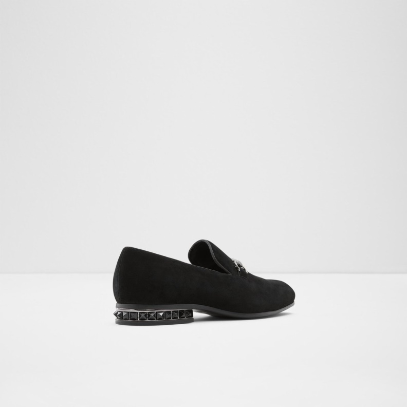 Fashion Black Synthetic Suede Aldo Bowtie Loafer