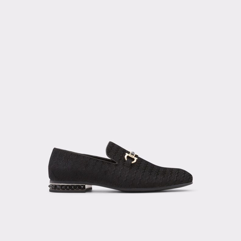 Fashion Black Textile Velvet Aldo Low Stock Bowtie Loafer