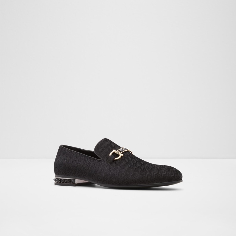 Fashion Black Textile Velvet Aldo Low Stock Bowtie Loafer
