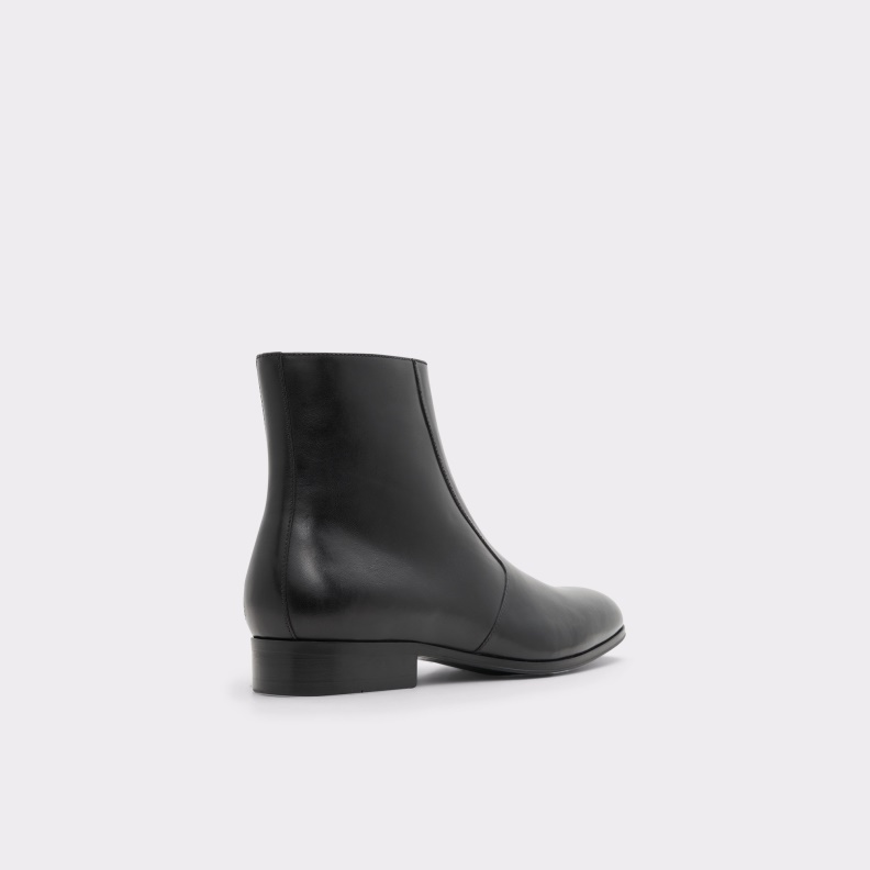 Aldo Black Leather Smooth Fashion New Arrival Brahm Ankle Boot