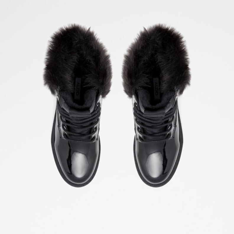 Schwarz Synthetik Gesteppt Mode Aldo Breadda