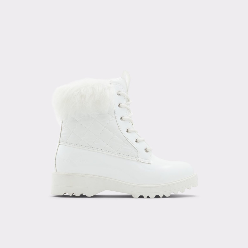 Aldo Fashion Breadda Snow Boot Lug Sole White