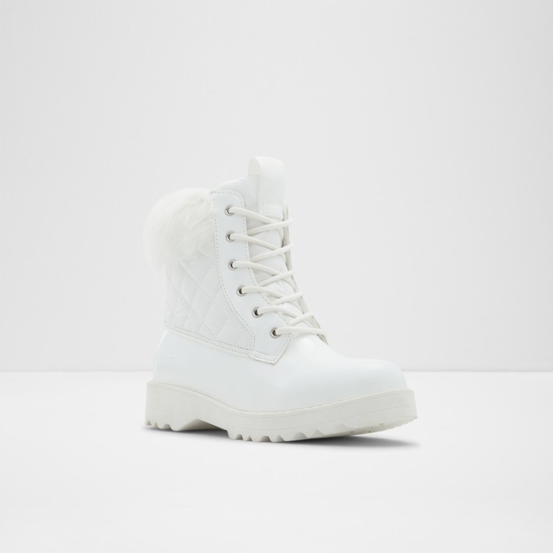 Aldo Fashion Breadda Snow Boot Lug Sole White