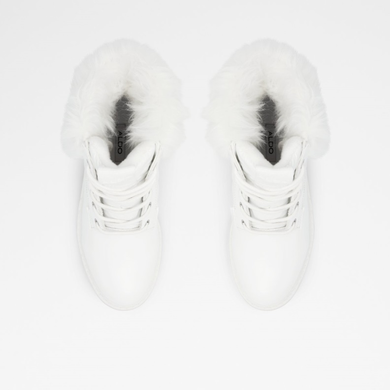 Aldo Fashion Breadda Snow Boot Lug Sole White