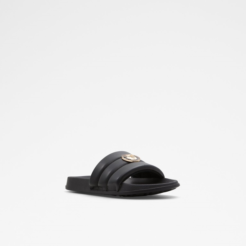 Black-Gold Multi Brerra Flat Sandal Aldo Fashion