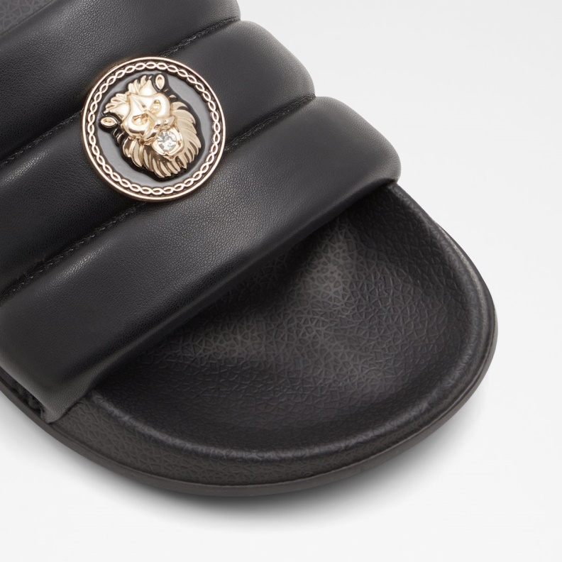 Black-Gold Multi Brerra Flat Sandal Aldo Fashion