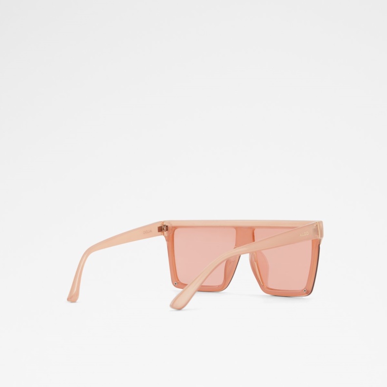 Fashion Rose Gold Brightside Shield Sunglasses Aldo