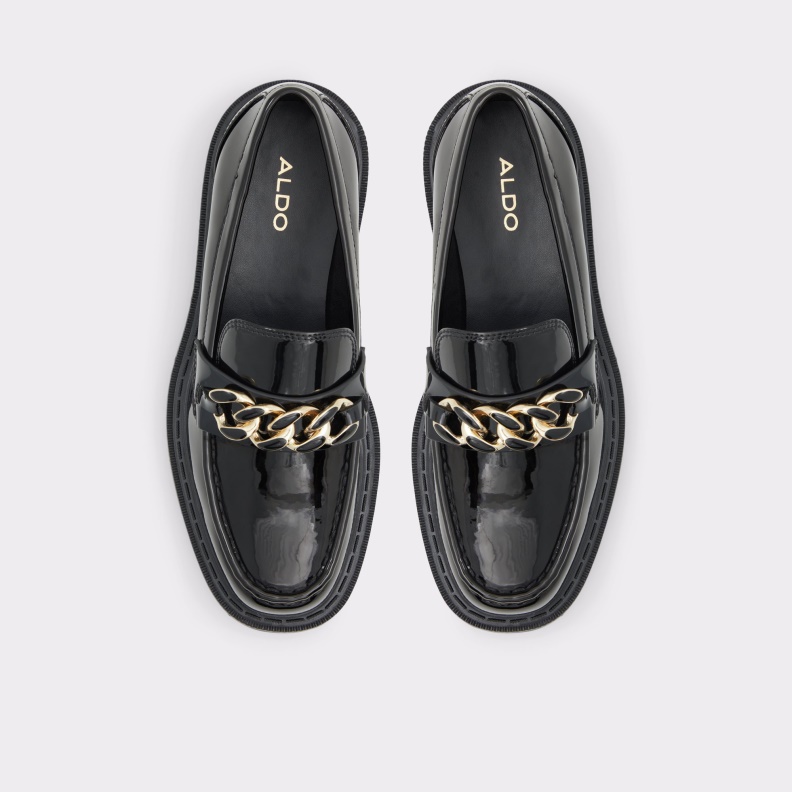 Brixton Loafer Lug Sole Fashion Aldo Black Synthetic Patent