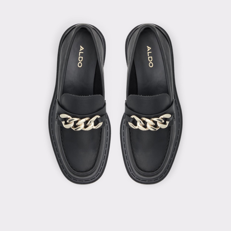 Black Synthetic Smooth Brixton Loafer Lug Sole Fashion Aldo