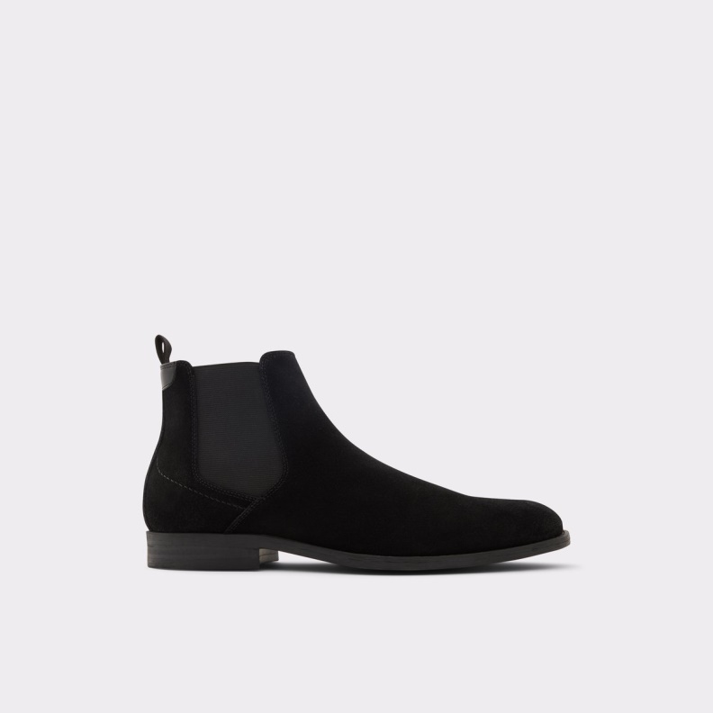 Brodyx Chelsea Boot Black Leather Suede Aldo Fashion