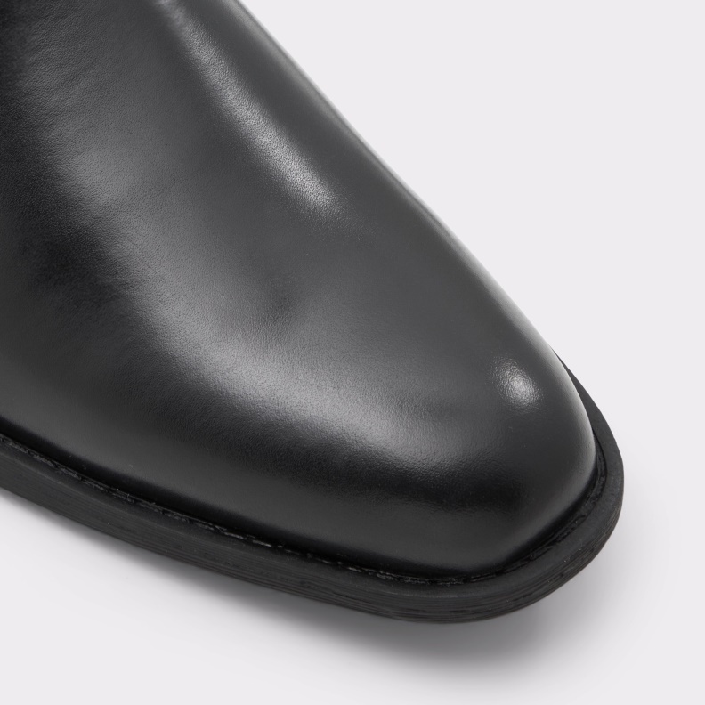 Fashion Aldo New Arrival Brodyx Chelsea Boot Black Leather Smooth