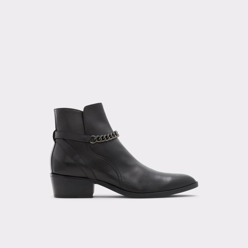 Fashion Black Campero Ankle Boot Aldo
