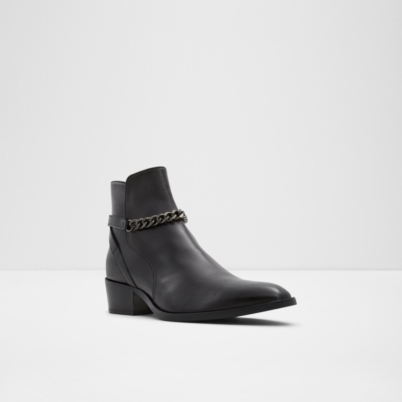 Fashion Black Campero Ankle Boot Aldo