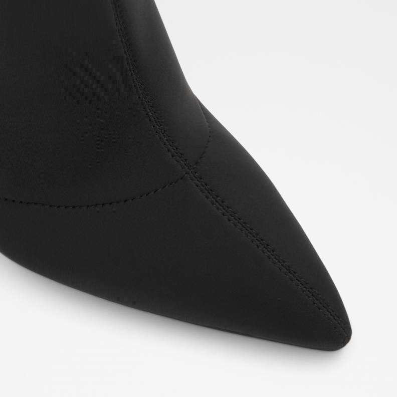 Aldo Fashion Black Carmina Ankle Boot Stiletto Heel