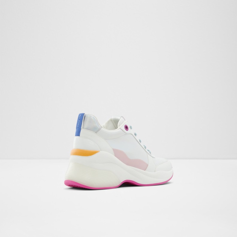 Aldo Fashion White Cerina Wedge Sneaker