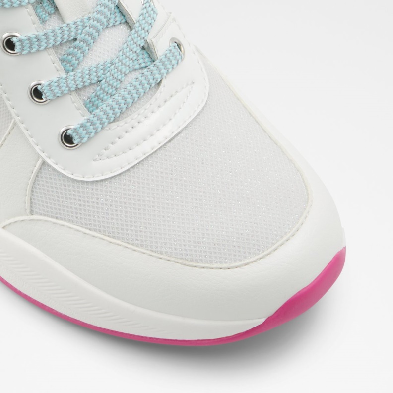 Aldo Fashion White Cerina Wedge Sneaker
