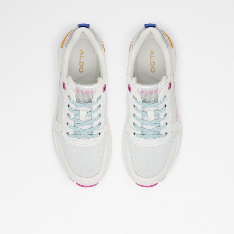 Aldo Fashion White Cerina Wedge Sneaker