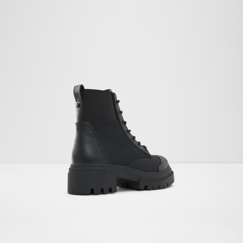Aldo Sold Out Charline Combat Boot Lug Sole Black Fashion