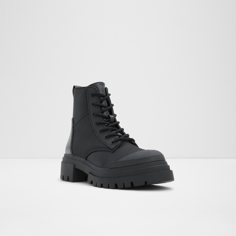 Aldo Sold Out Charline Combat Boot Lug Sole Black Fashion