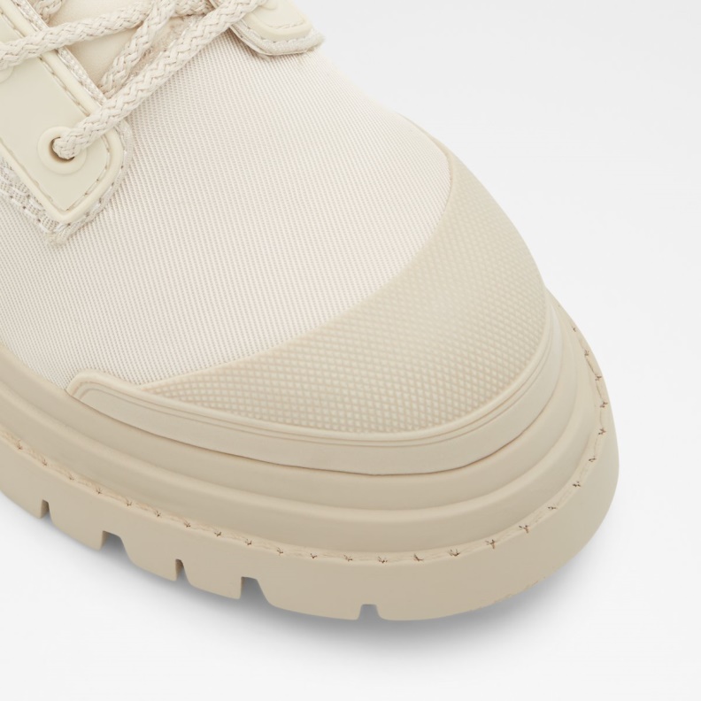 Fashion Aldo Charline Combat Boot Lug Sole White