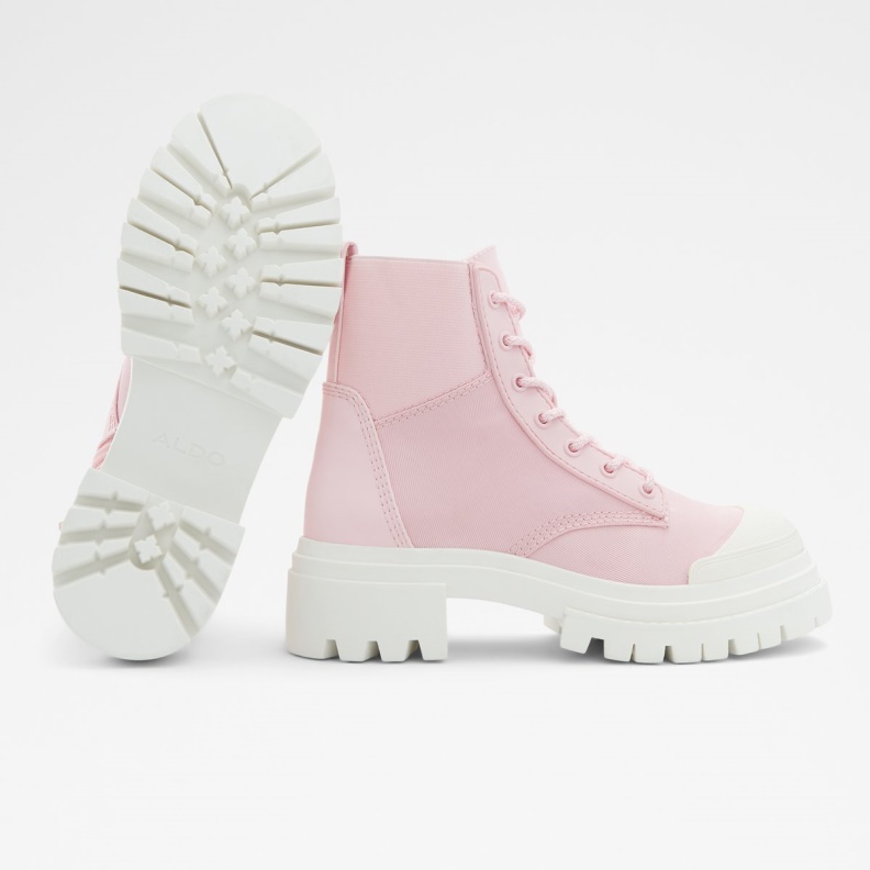 Charline Combat Boot Lug Sole Fashion Aldo Pink