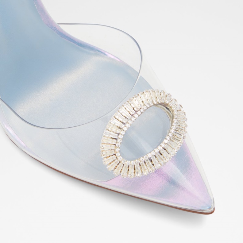 Aldo Fashion Cheers Sling Back High Heel Purple