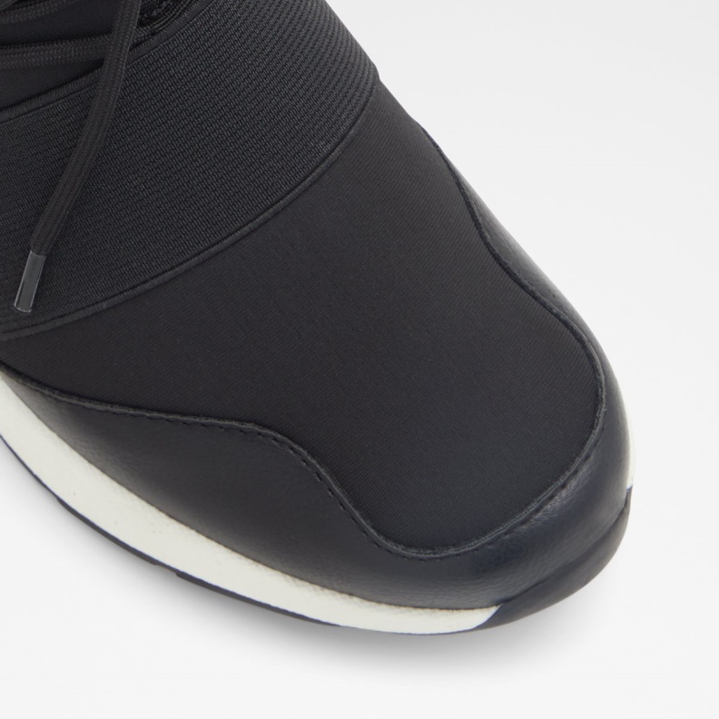 Aldo Sold Out Chiara Sneaker Wedge Heel Black Fashion