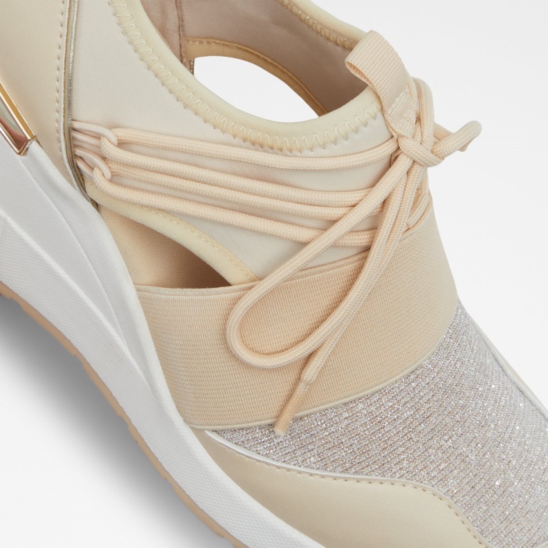 Fashion Medium Beige Low Stock Chiara Sneaker Wedge Heel Aldo