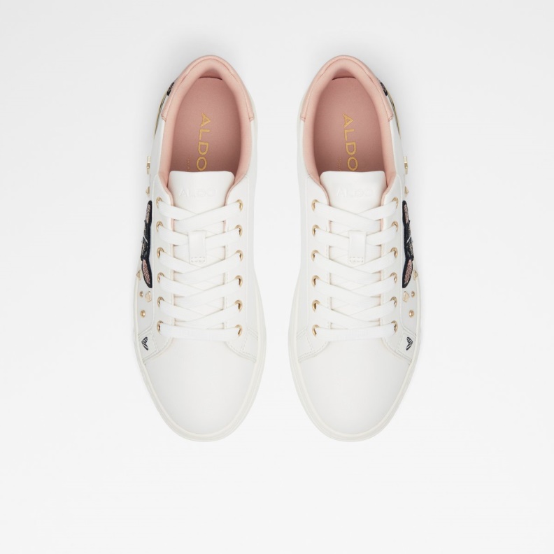 White Aldo Fashion Chicou Low Top Sneaker Cup Sole