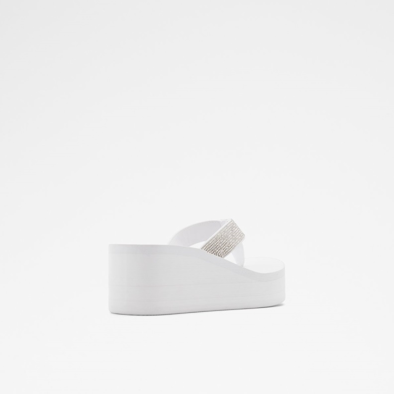 Aldo Chima Flip Flops White Fashion
