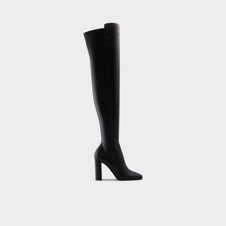 Fashion Black Synthetic Aldo Choan Over-The-Knee Boot Block Heel