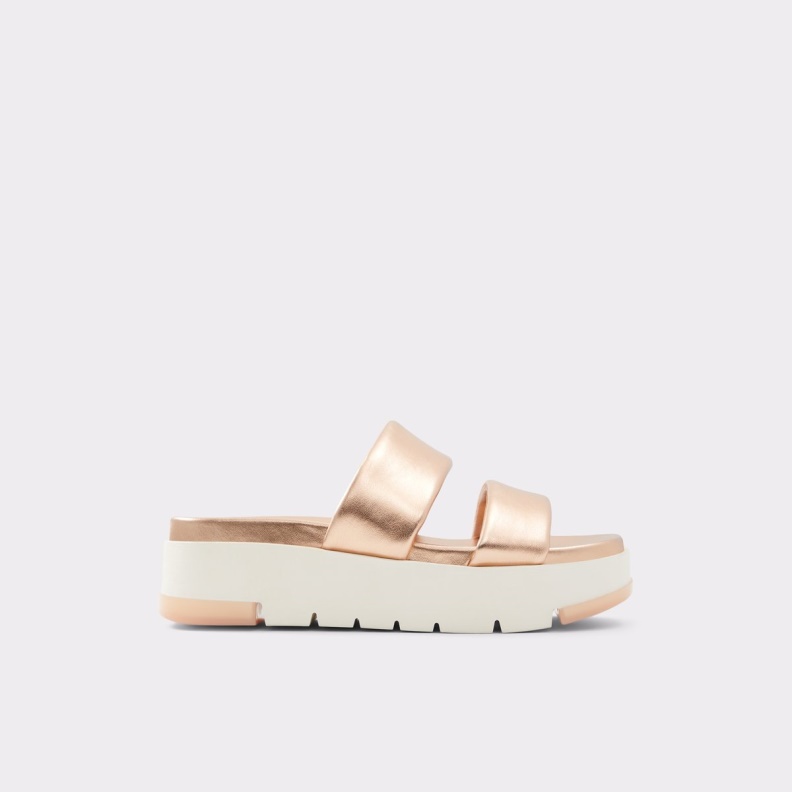 Cirea Wedge Sandal Flatform Aldo Fashion Rose Gold