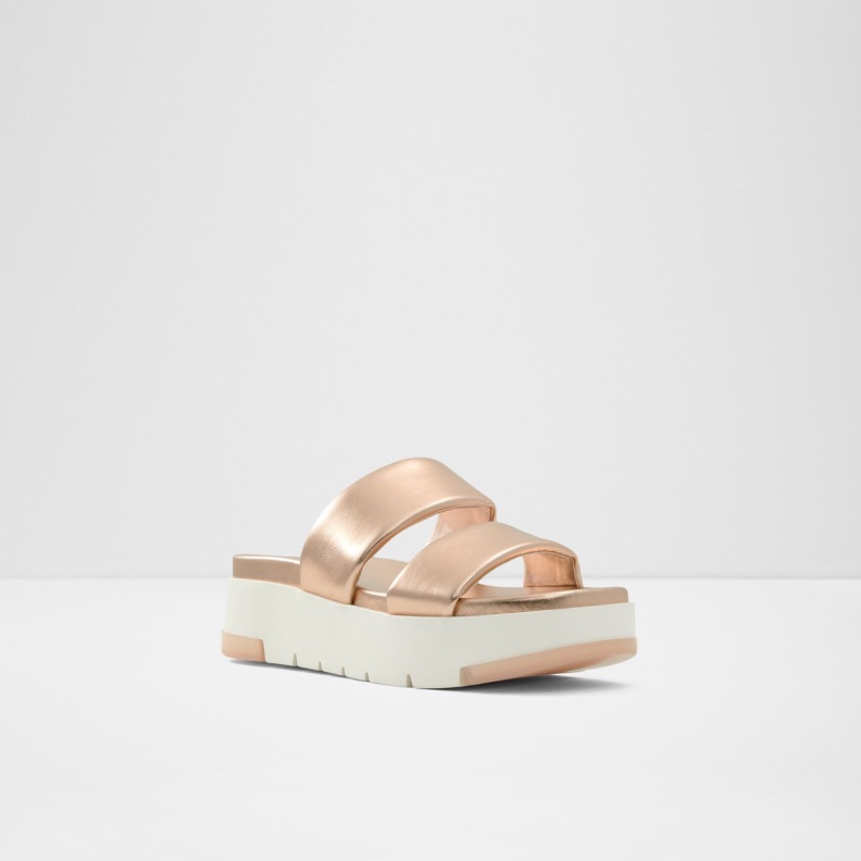 Cirea Wedge Sandal Flatform Aldo Fashion Rose Gold