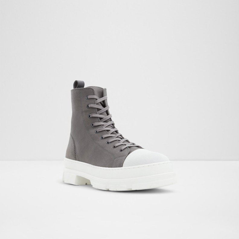 Fashion Aldo Grey Clubb Lace Up Ankle Boot