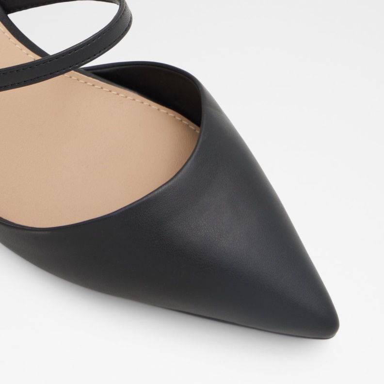 Aldo Fashion Collette Strappy Heeled Shoe Black