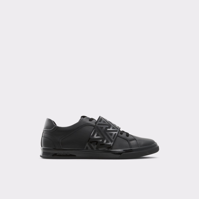 Aldo Fashion Coppio Low Top Sneaker Black Synthetic Smooth