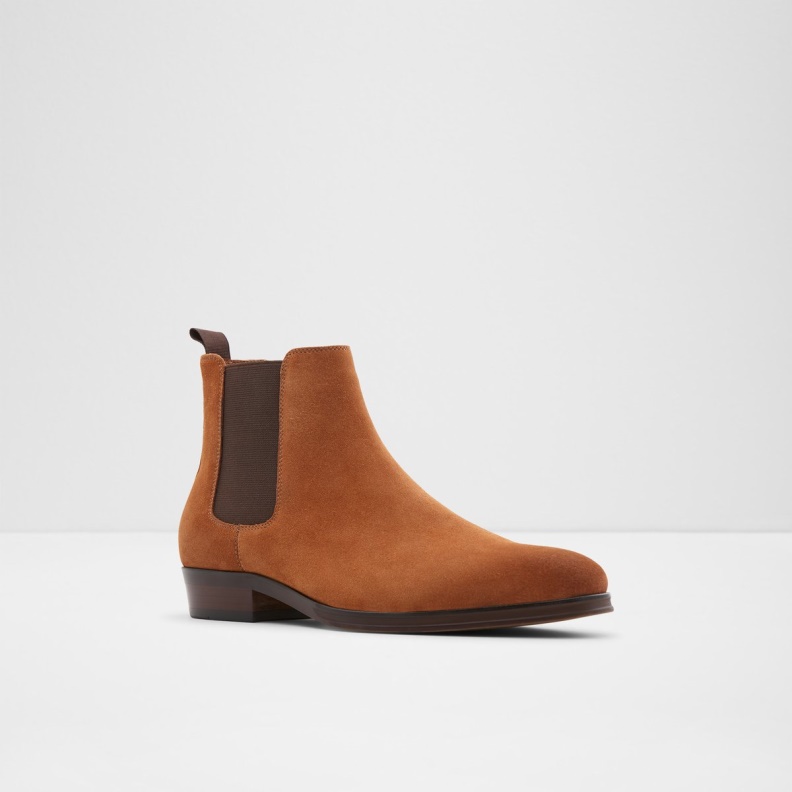 Fashion Aldo Cord Chelsea Boot Cognac