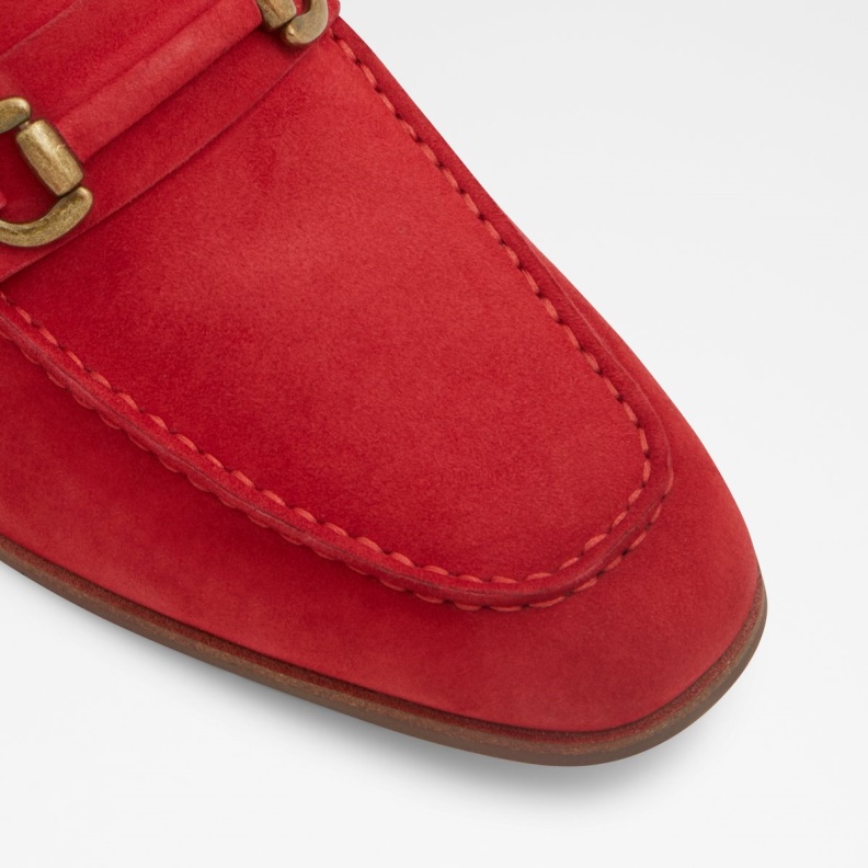 Fashion Aldo Bright Red Corsa Loafer