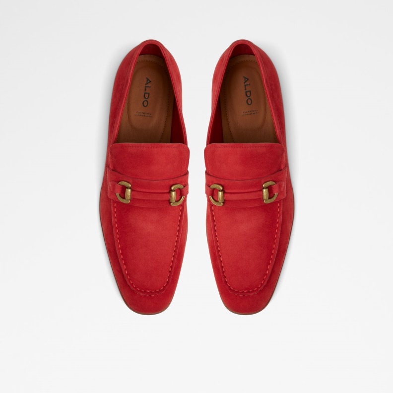 Fashion Aldo Bright Red Corsa Loafer